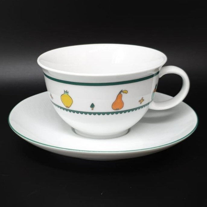 Thomas Porzellan Obst: Teetasse / Tasse mit Unterteller Thomas Porzellan (7121073963145)
