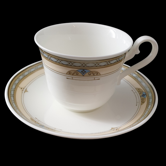 Villeroy & Boch Cavalier: Mokkatasse / Espressotasse mit Unterteller - neuwertig Porzellanladen.online (7120932307081)