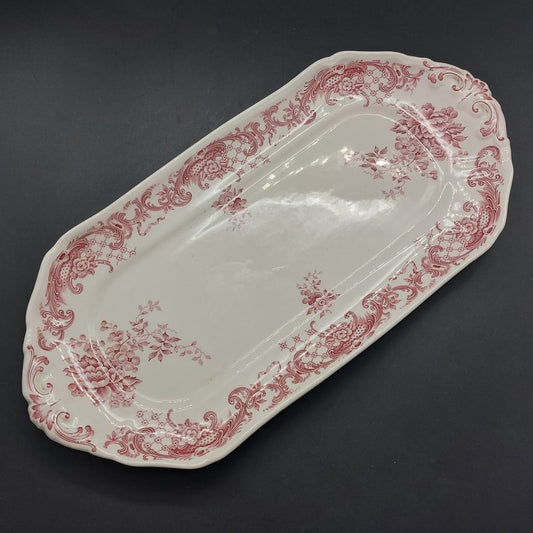 Villeroy & Boch Valeria rot: Königskuchenplatte / Stollenplatte / Platte - ca 32,5 cm Villeroy & Boch (7121110925449)