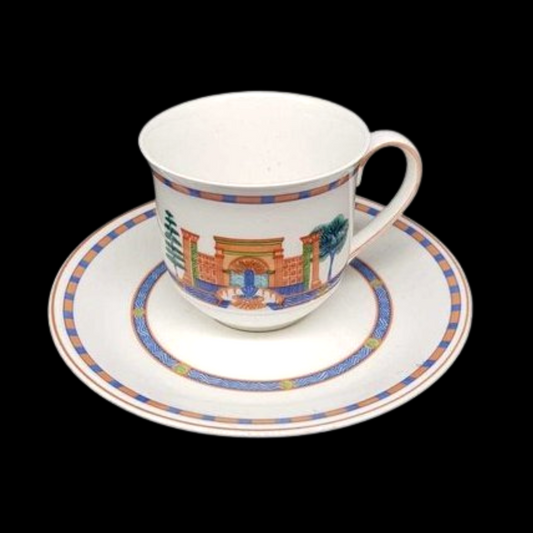 Villeroy & Boch Via Appia: Kaffeetasse / Tasse mit Unterteller Villeroy & Boch (7120695754889)