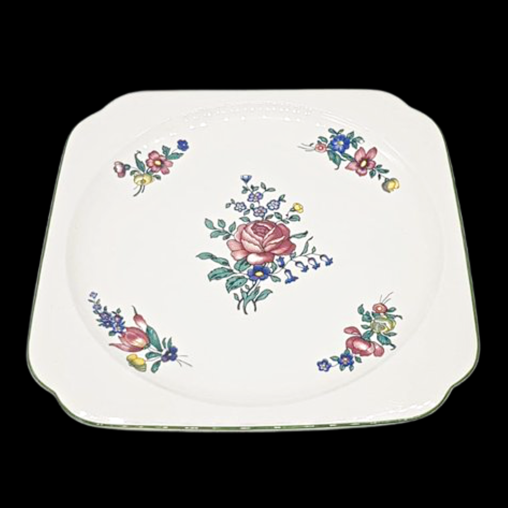 Villeroy & Boch Alt Straßburg: Speiseteller / flacher Teller, viereckig - Spezial Mikrowelle Villeroy & Boch (7120993026185)