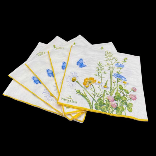 Villeroy & Boch Blumendekor: Servietten (5 Stück) Villeroy & Boch (7120677404809)