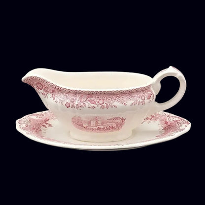Villeroy & Boch Burgenland rot: Sauciere, zweiteilig Villeroy & Boch (7120673374345)