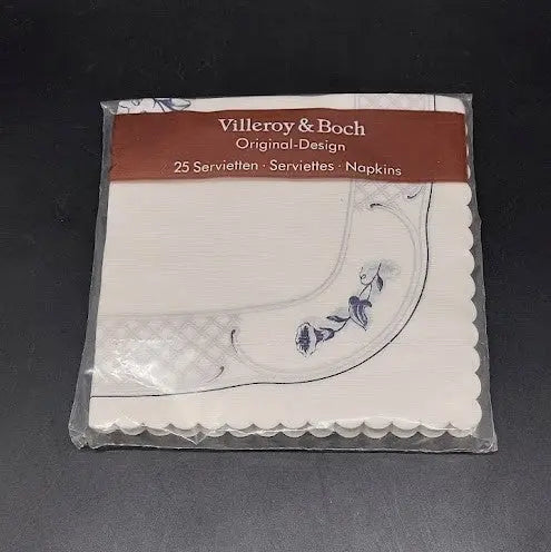 Villeroy & Boch Val bleu: Servietten / Papierservietten - OVP Villeroy & Boch (7120677568649)