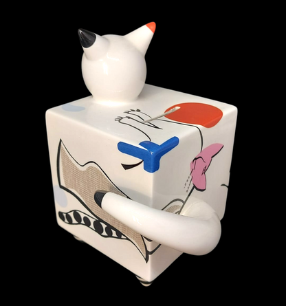 Villeroy & Boch Animal Park: Spardose / Sparbüchse Katze Money Box mit Schlüssel (7120965992585)