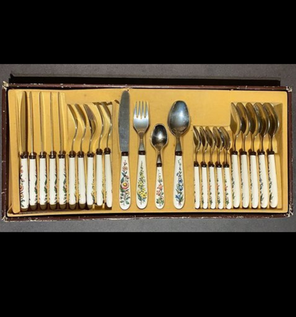 Villeroy & Boch Botanica: komplettes Besteck mit 24 Teilen (Messer, Gabel, Löffel, Kaffeelöffel) Villeroy & Boch (7121021501577)