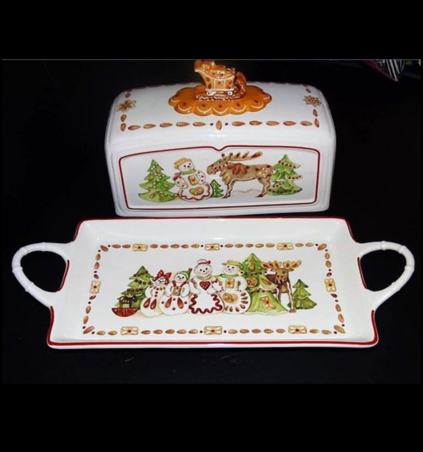 Villeroy & Boch Ginger Cake & Cookies: Gebäckdose / Keksdose / Kuchenplatte mit OVP Porzellanladen.online (7120766369929)