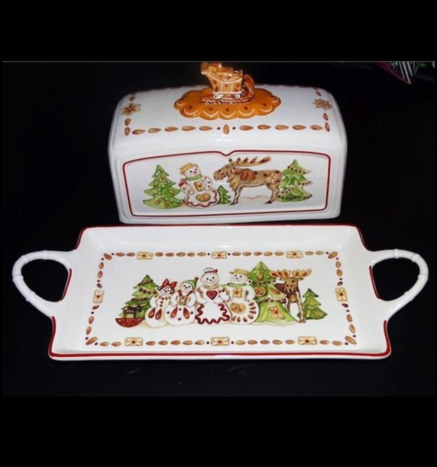 Villeroy & Boch Ginger Cake & Cookies: Gebäckdose / Keksdose / Kuchenplatte Villeroy & Boch (7120766468233)