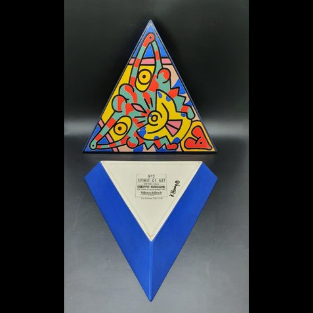 Villeroy & Boch Keith Haring: Box / Deckeldose, dreieckig, TriBeCa - mit Zertifikat Villeroy & Boch (7120816636041)