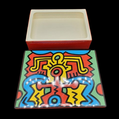 Villeroy & Boch Keith Haring: Box / Deckeldose, viereckig, SoHo mit Zertifikat Villeroy & Boch (7120816603273)