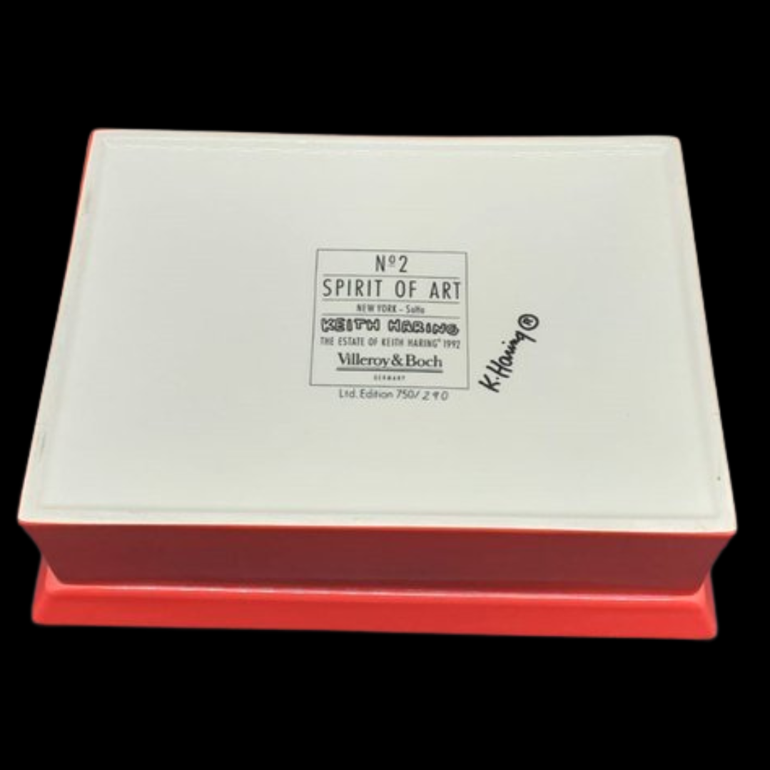 Villeroy & Boch Keith Haring: Box / Deckeldose, viereckig, SoHo mit Zertifikat Villeroy & Boch (7120816603273)