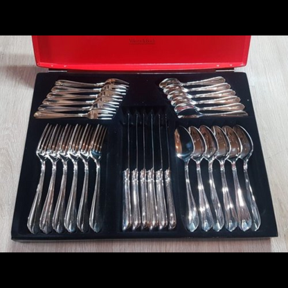 Villeroy & Boch Paloma Picasso: Besteck-Set Pearl (Gabeln, Messer, Löffel), 30 Teile - OVP Villeroy & Boch (7121055940745)