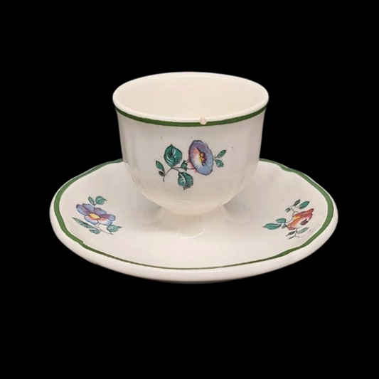 Villeroy & Boch Alt Straßburg: Eierbecher mit Ablage (Macke) Villeroy & Boch (7121059184777)