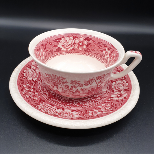 Villeroy & Boch Rusticana rot: Jumbotasse / Teetasse XXL mit Unterteller - siehe Beschreibung Villeroy & Boch (7120905437321)
