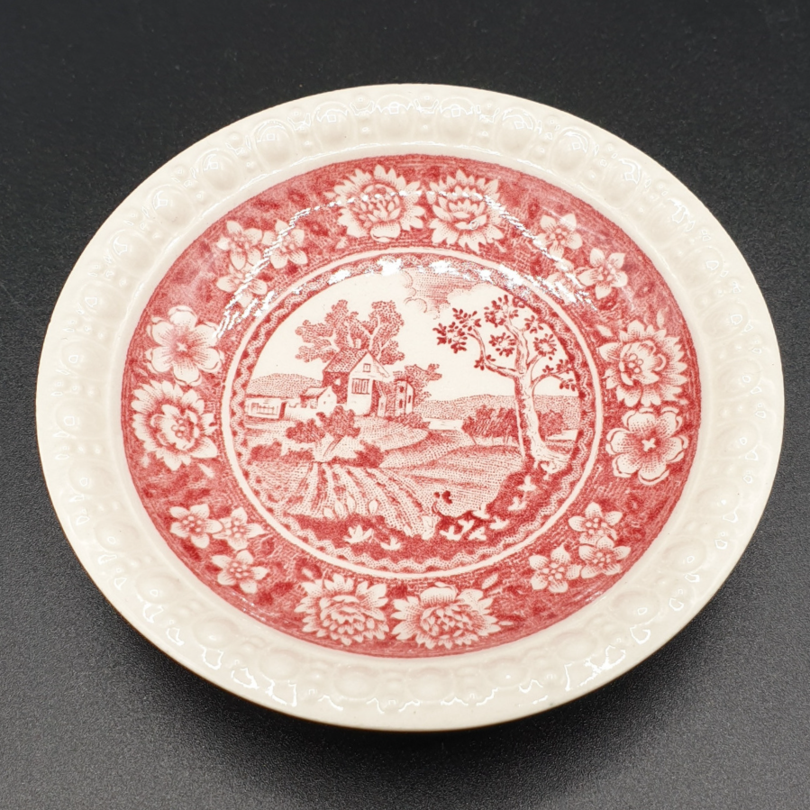 Villeroy & Boch Rusticana rot: Teebeutelablage / kleines Tellerchen / Zuckerschale Villeroy & Boch (7121112498313)