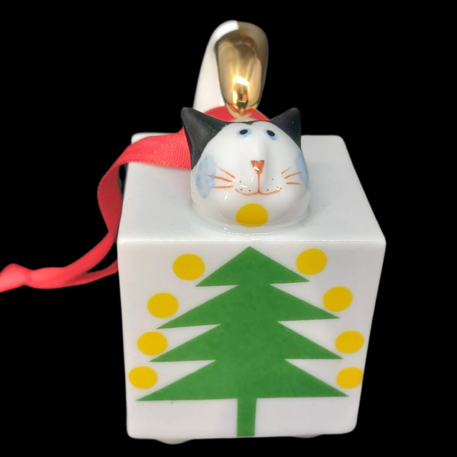 Villeroy & Boch Animal Park: Anhänger / Baumanhänger - Flying Cat in a box (8372872642884)