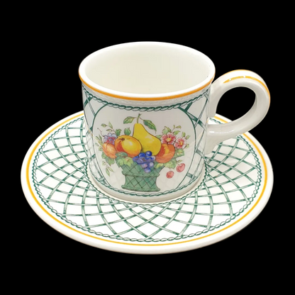 Villeroy & Boch Basket: Mokkatasse / Espressotasse mit Unterteller Villeroy & Boch (7120702046345)