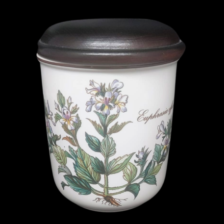 Villeroy & Boch Botanica: Haushaltsdose / Vorratsdose mit Holzdeckel 10 -Euphrasia officinalis -Ring (8371393888580)