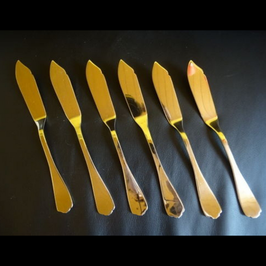 Villeroy & Boch Fischbesteck: 6 Messer - 18/10 Edelstahl - 1. Wahl Poliert - neu Villeroy & Boch (7120806445193)
