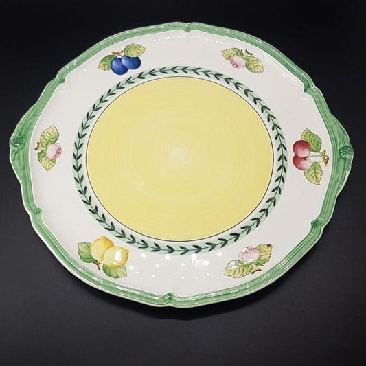 Villeroy & Boch French Garden: Tortenplatte / Kuchenplatte / runde Platte Fleurence Villeroy & Boch (7121082810505)