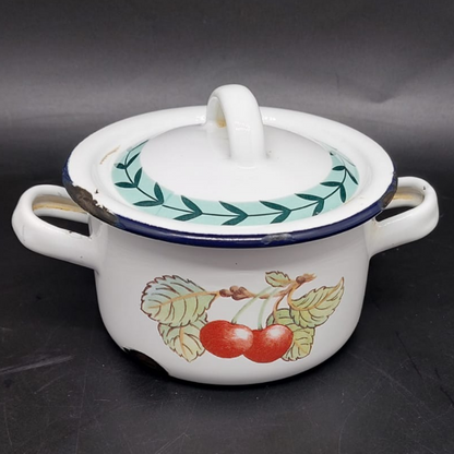 Villeroy & Boch French Garden Roanne: Kochtopf / Topf mit Deckel 9,5 cm  Emaille (siehe Beschreibg) Villeroy & Boch (7120983392393)