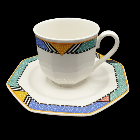 Villeroy & Boch Tiago: Kaffeetasse / Tasse mit Unterteller Villeroy & Boch (7121084940425)