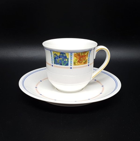 Villeroy & Boch Van Gogh: Kaffeetasse / Tasse mit Unterteller Villeroy & Boch (7120731242633)