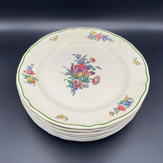Villeroy & Boch Alt Strassburg: 6 x Speiseteller / Flacher Teller  ca. 25 cm (Beschreibung) Villeroy & Boch (7120772104329)
