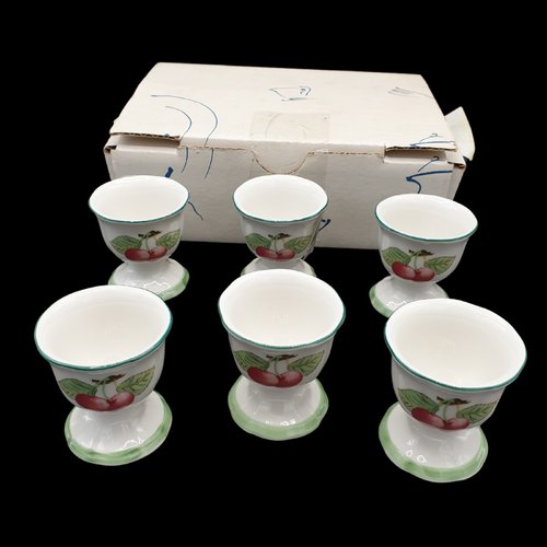 Villeroy & Boch French Garden: 6 x Eierbecher Fleurence - neu, unbenutzt, 1. Wahl und OVP Villeroy & Boch (7120925786249)