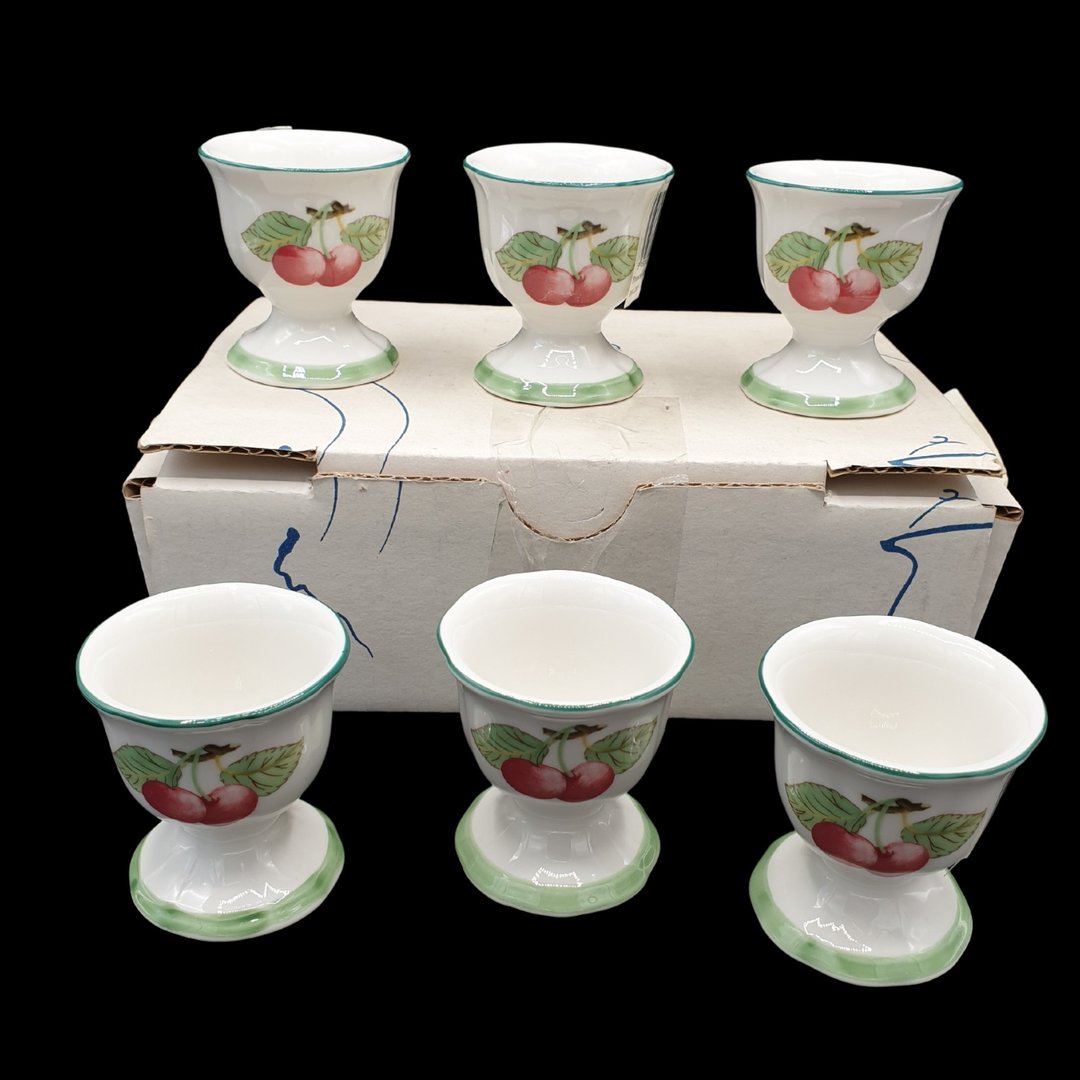 Villeroy & Boch French Garden: 6 x Eierbecher Fleurence - neu, unbenutzt, 1. Wahl und OVP Villeroy & Boch (7120925786249)