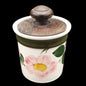 Villeroy & Boch Wildrose: Gewürzdose / Haushaltsdose / Dose mit Holzdeckel - Mangel (8371377275204)