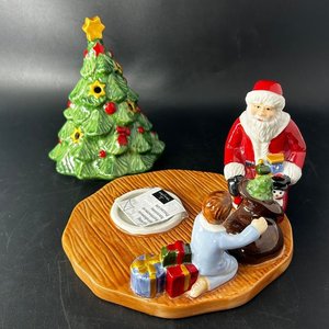 Villeroy & Boch Christmas Toys: Windlicht Bescherung, zweiteilig - neu (8369087873348)
