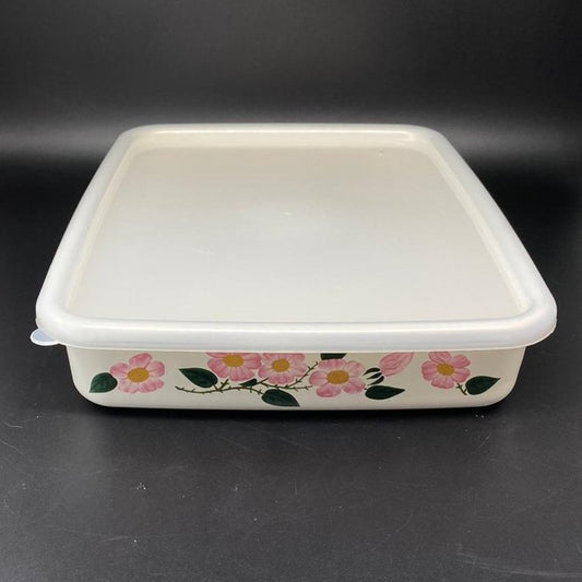 Villeroy & Boch Wildrose: Frischhaltedose / Schale mit Plastikdeckel - ca 30 cm lang Villeroy & Boch (7121089495177)