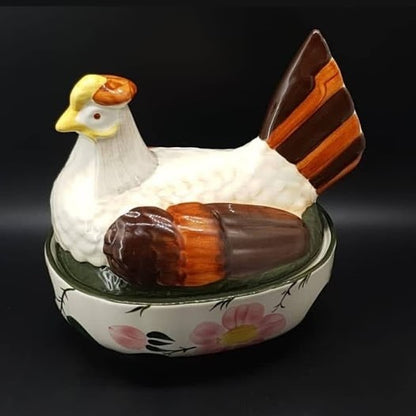 Villeroy & Boch Wildrose: Eierhuhn / Eierhenne / Henne / Huhn, zweiteilig Villeroy & Boch (7121055219849)