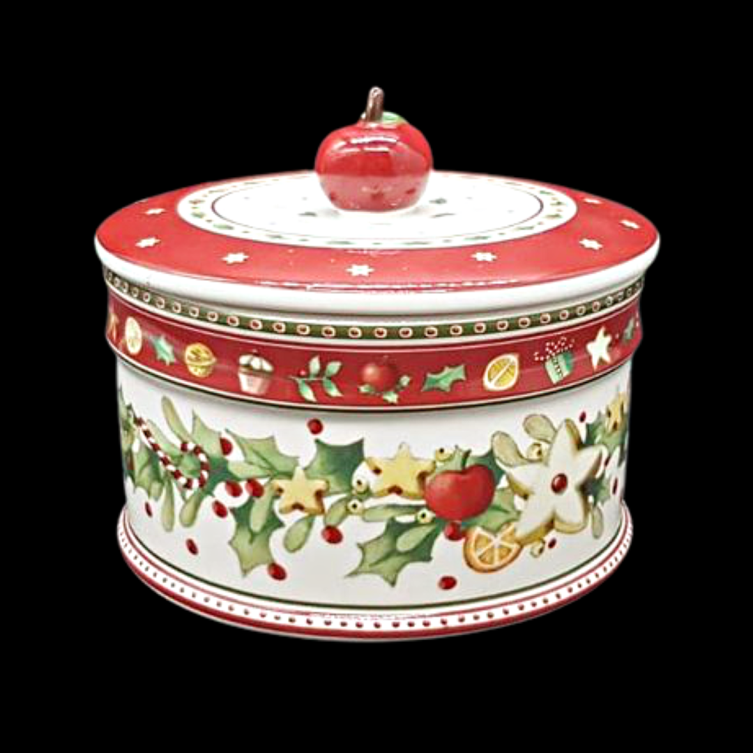 Villeroy & Boch Winter Bakery Delight: Gebäckdose / Keksdose mit Deckel - mittel Villeroy & Boch (7120983982217)