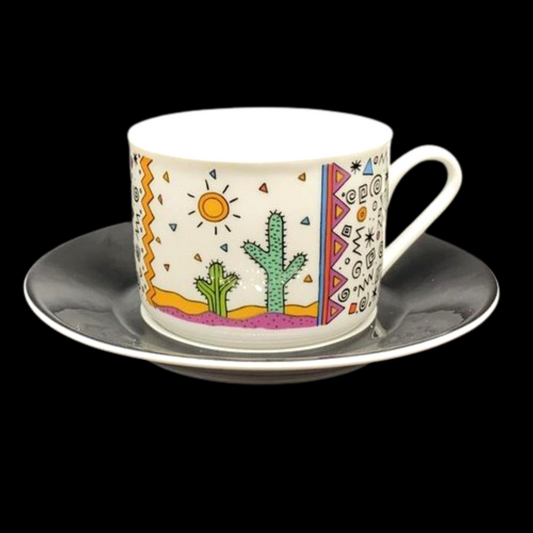 Winterling Tequila: Kaffeetasse / Tasse mit Unterteller - Kaktus Winterling (7121048797321)