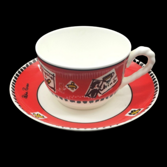 Villeroy & Boch Paloma Picasso A Day in the Life: Teetasse mit Unterteller Villeroy & Boch (7120927686793)