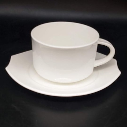 Villeroy & Boch Alba: Jumbotasse / Cappuccinotasse / Frühstückstasse mit Unterteller Villeroy & Boch (7120789012617)