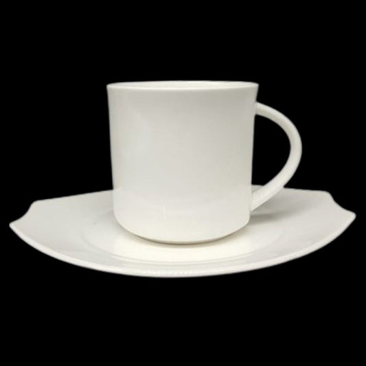 Villeroy & Boch Alba: Kaffeetasse / Tasse mit Unterteller - neuwertig Villeroy & Boch (7120789209225)