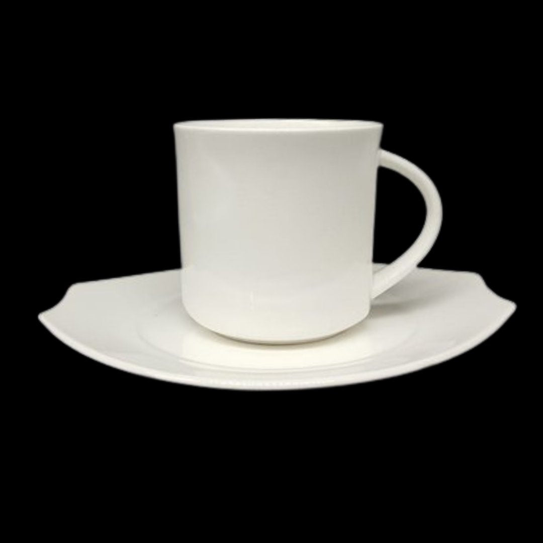 Villeroy & Boch Alba: Mokkatasse / Espressotasse mit Unterteller Villeroy & Boch (7120789307529)