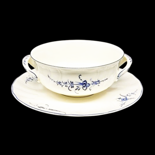 Villeroy & Boch Vieux Luxembourg / Alt Luxemburg: Suppentasse mit Unterteller Villeroy & Boch (7120829939849)