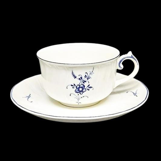 Villeroy & Boch Vieux Luxembourg / Alt Luxemburg: Teetasse / Tasse mit Unterteller Villeroy & Boch (7120782229641)