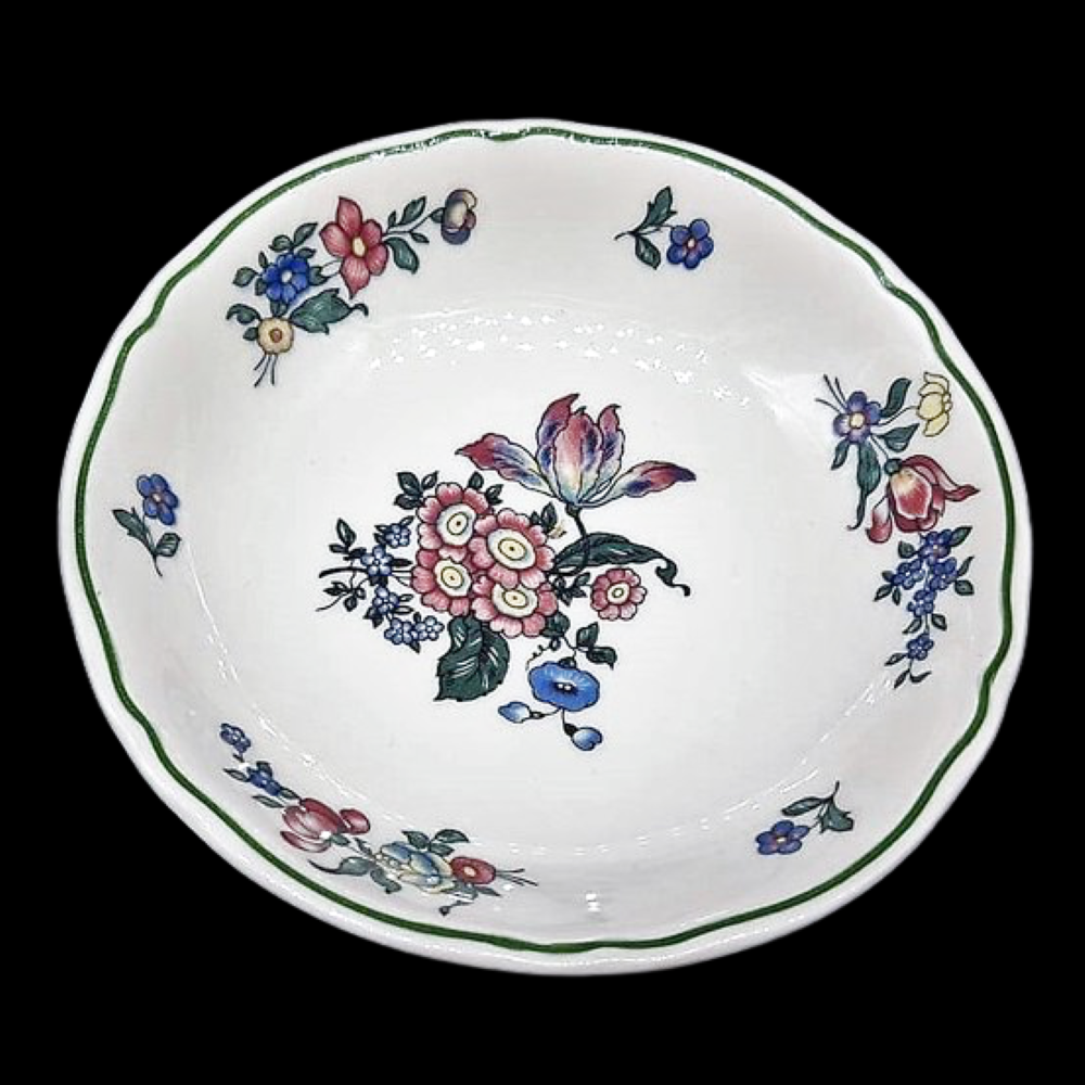 Villeroy & Boch Alt Strassburg: Dessertschale / Dessertschälchen 13 cm Blumenstrauß Villeroy & Boch (7120743235721)