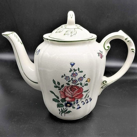 Villeroy & Boch Alt Strassburg: Kaffeekanne / Kanne - verschiedene Blumen 21 cm Villeroy & Boch (7120867557513)