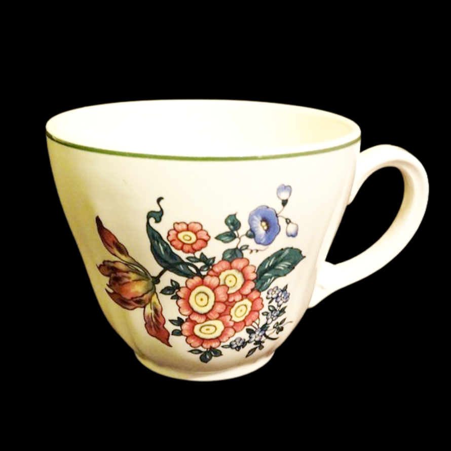 Villeroy & Boch Alt Strassburg: Kaffeetasse / Tasse Blumenstrauss (Beschreibung) Villeroy & Boch (7120920707209)