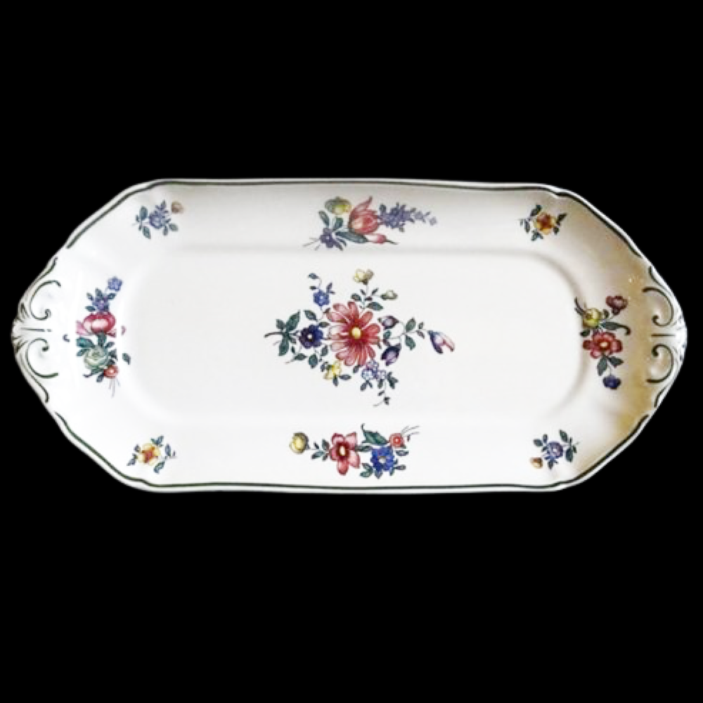 Villeroy & Boch Alt Strassburg: Königskuchenplatte / Stollenplatte Gänseblümchen Villeroy & Boch (7120744415369)