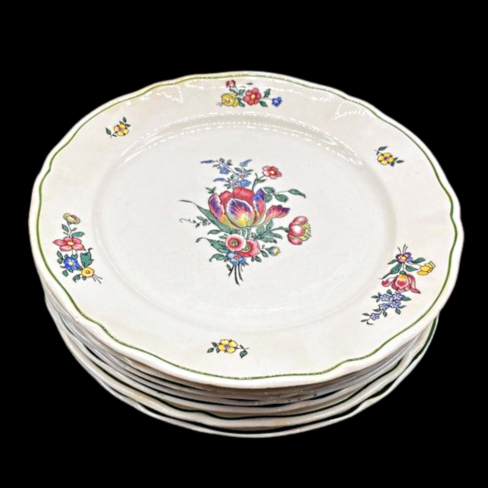 Villeroy & Boch Alt Strassburg: 6 x Kuchenteller / Frühstücksteller ca. 19cm (Beschreibung) Villeroy & Boch (7121019863177)