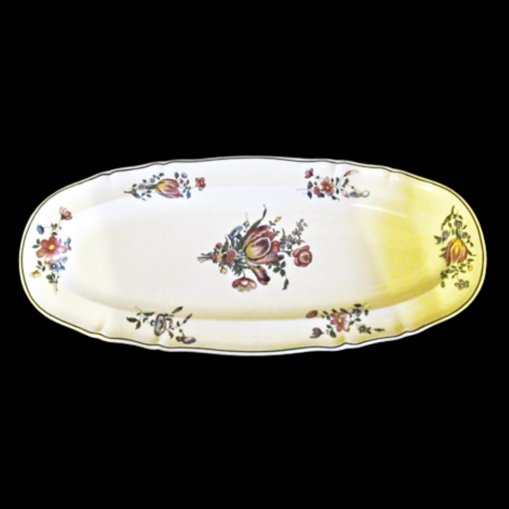 Villeroy & Boch Alt Strassburg: Riesen-Fleischplatte / Fischplatte / Platte 58 cm - Tulpe Villeroy & Boch (7120866345097)