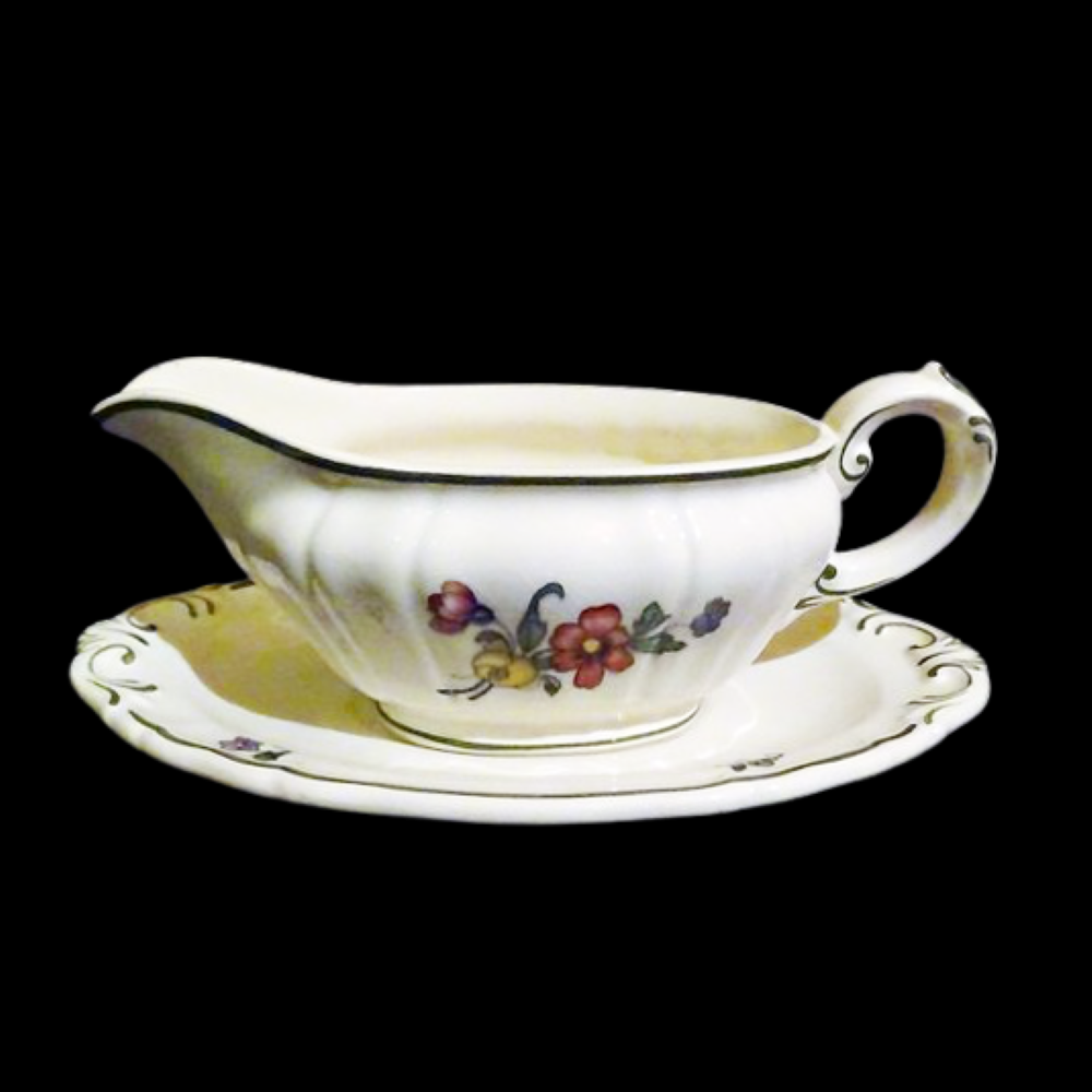 Villeroy & Boch Alt Strassburg 1562: Sauciere mit Unterteller Villeroy & Boch (7120920608905)