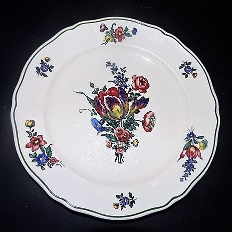 Villeroy & Boch Alt Strassburg: Speiseteller / flacher Teller - Tulpe 27 cm - Faience Villeroy & Boch (7120820043913)